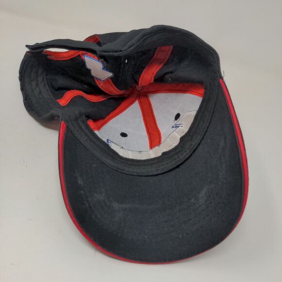 Summit Racing Equipment Men's Strapback Hat Black Adjustable Embroidered Logo - Picture 10 of 11